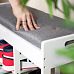 Froppi Bamboo Shoe Storage Bench 2-Tier Wooden Shoe Shelf and Rack with Seat and Storage Box