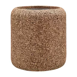 Naturescast Cylinder Planter + Liner | Natural Indoor Plant Pot