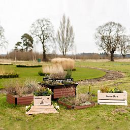 WildPod 2-in-1 Outdoor Planter and Wildlife House with Topsoil and Reservoir Clay by Bio Scapes