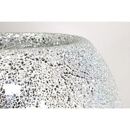 Disco Round Polystone Indoor Planter