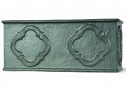 Hampton Fiberglass Trough Faux Lead Planter Pot In/Out