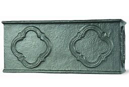 Hampton Fiberglass Trough Faux Lead Planter Pot In/Out