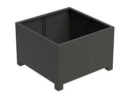Florida with Feet Outdoor Aluminum Square Planter