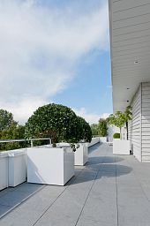 Square Fiberstone Planter by Idealist Premium JUMBO Glossy