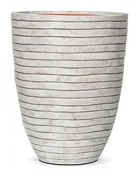 Round Resin Row Planter by Cadix Capi Tutch Vase Elegance Low