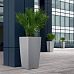 LECHUZA CUBICO Tall Poly Resin Planter Only