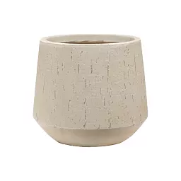 Raindrop Fibreclay Planter | Tapered Indoor and Outdoor Plant Pot