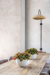 Fibrestone Matt Peter Round Planter by Idealist Premium