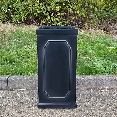 IDEALIST Lite Faux Lead Chelsea Light Concrete Tall Square Planter