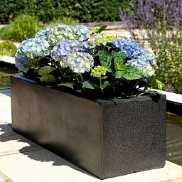 Raised Trough Fiberstone Contemporary Planter by Cadix Capi Lux
