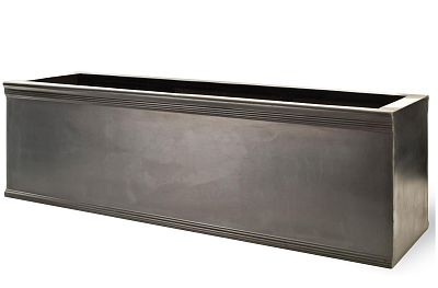 Chelsea Fiberglass Trough Faux Lead Planter Pot In/Out
