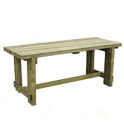 Outdoor Wooden Refectory Table by Forest Garden