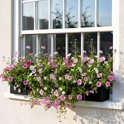 WINDOW BOX Fiberstone Slim Low Planter by Idealist Premium Balcony