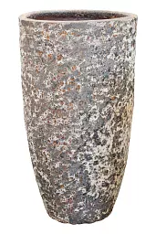 Lava Ceramic Tall Planter | Large Indoor and Outdoor Plant Pot