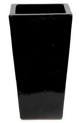 Ceramic Square Tall Glossy Planter Pot In/Out