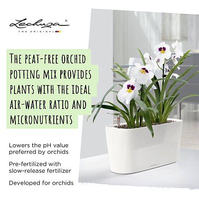 LECHUZA ORCHIDPON Orchid Potting Mix Organic Peat-Free Orchid Compost