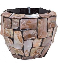 Oceana Couple Round Indoor Planter
