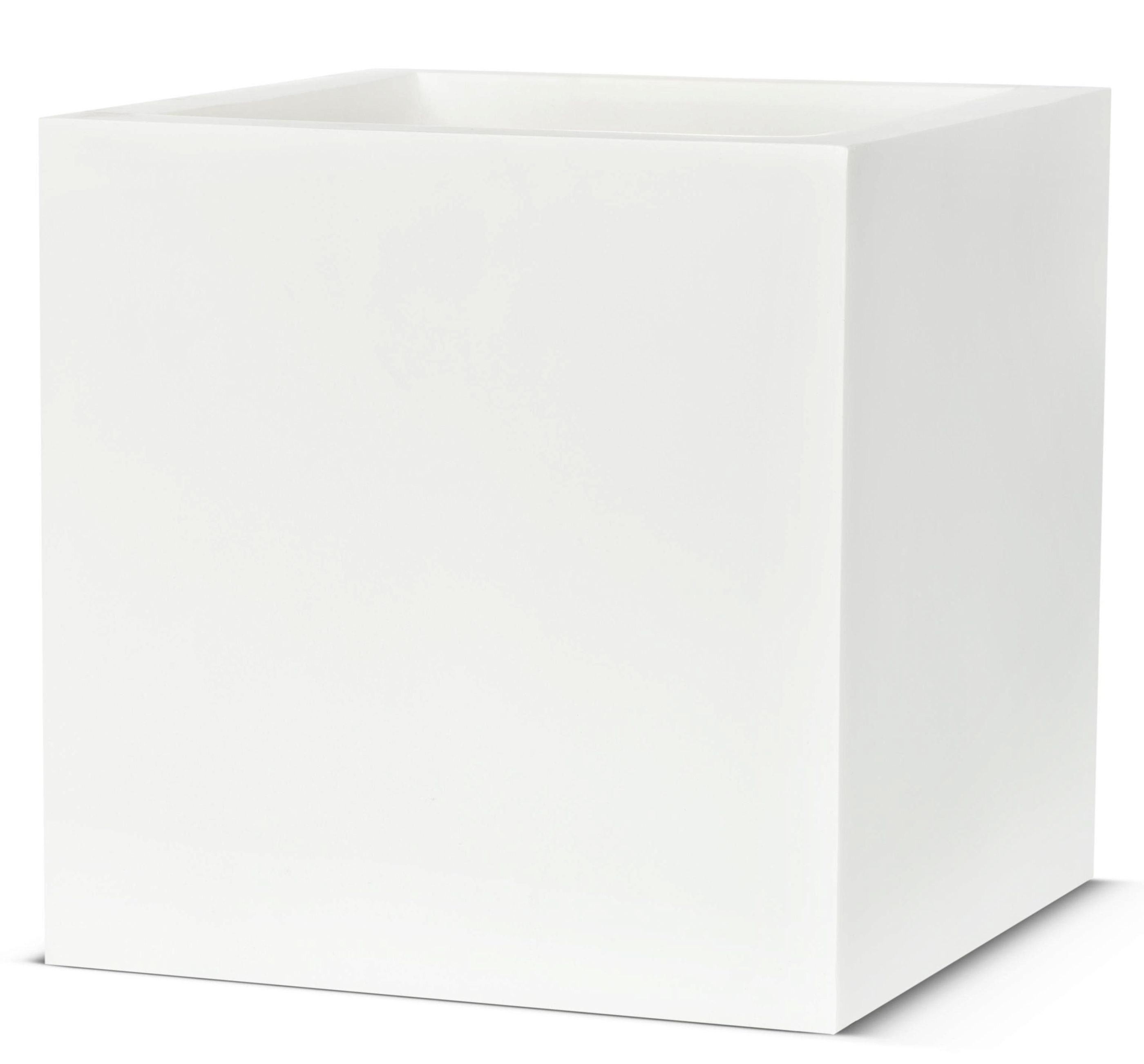 Square Fiberstone Contemporary Planter by Cadix Capi Lux