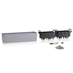 LECHUZA BALCONERA Stone Trough Poly Resin Self-watering Planter