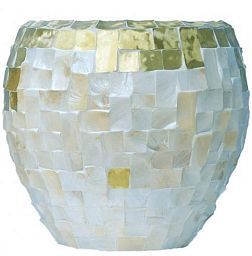 Oceana Couple Round Indoor Planter