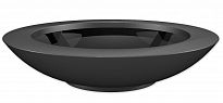 DISC 200cm Extra Large Bowl, Black Grey Fiberglass Shallow Planter for...
