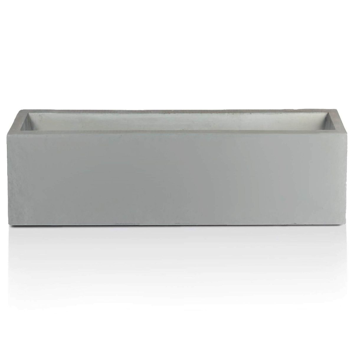 IDEALIST Lite Window Box Light Concrete Planter