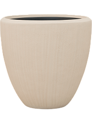 Polystone Egg Planter + Liner | Indoor Plant Pot
