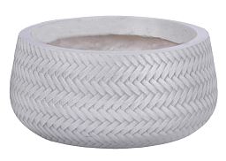 IDEALIST Lite Plaited Style Bowl Outdoor Planter