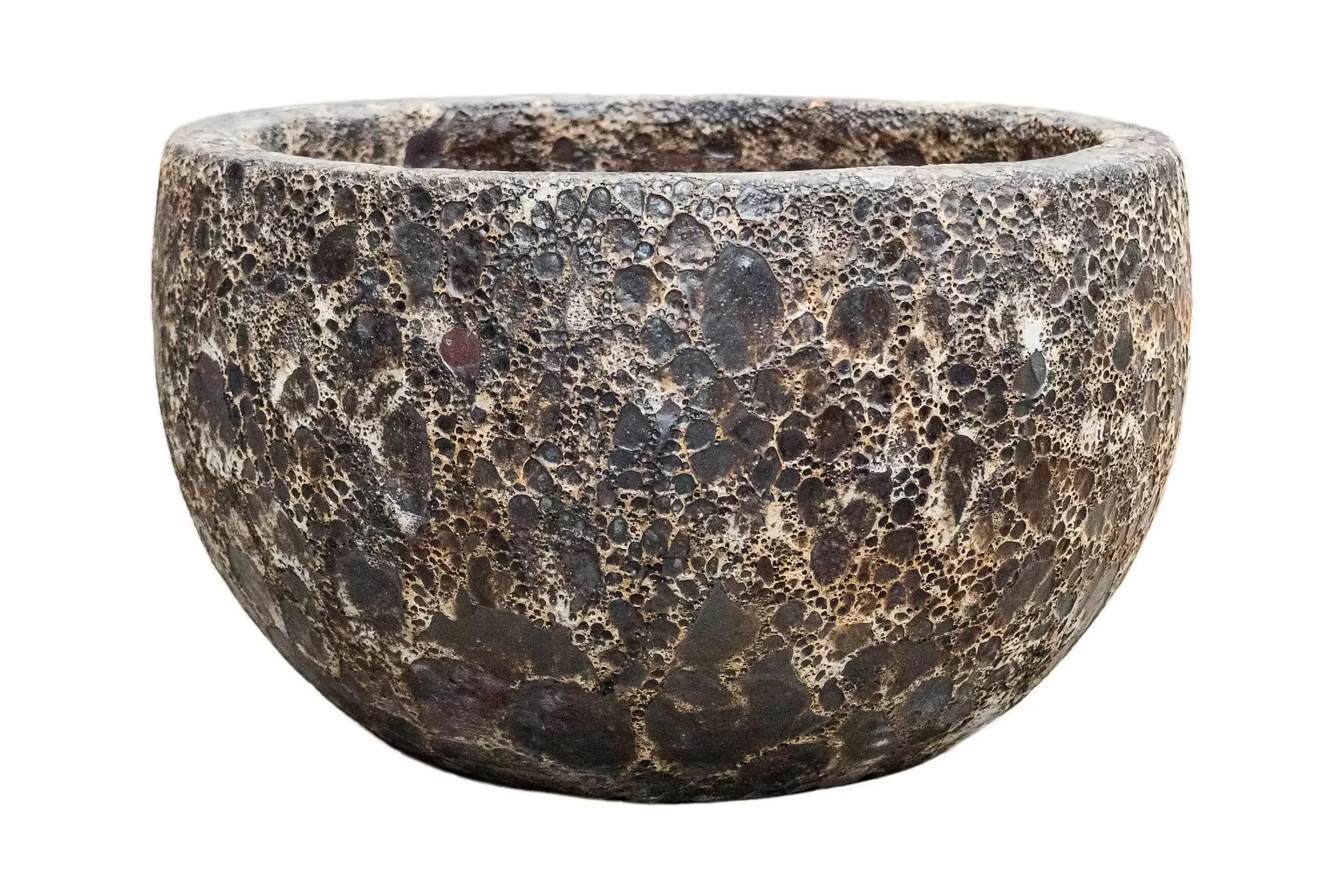 Lava Ceramic Bowl Planter | Indoor and Outdoor Plant Pot