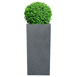 IDEALIST Lite Textured Concrete Effect Tall Square Outdoor Planter
