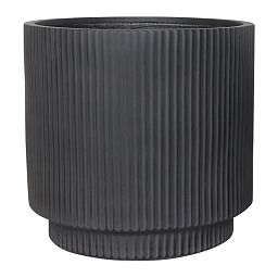 IDEALIST Lite Vertical Ribbed Cylinder Outdoor Planter