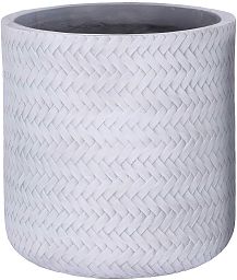 IDEALIST Lite Plaited Style Table and Hanging Cylinder Round Plant Pot Dual Use Indoor Planter