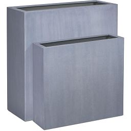 SOLID Room Divider Rectangular Fiberstone Planter