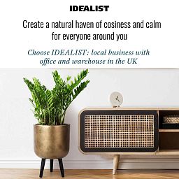 IDEALIST Lite Round Planter on Legs, Round Pot Plant Stand Indoor