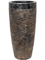 Luxe Lite Universe Layer Tall Bronze Large D33 H70 cm Indoor Planter, ...