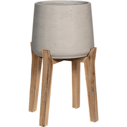 Rough Fiberclay Planter With Feet | Indoor and Outdoor Plant Pot