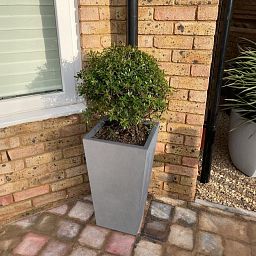 IDEALIST Lite Tall Tapered Contemporary Light Concrete Planter
