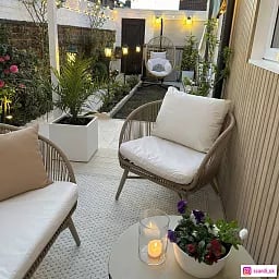 IDEALIST Lite Square Box Contemporary Light Concrete Planter