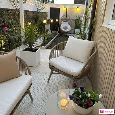 IDEALIST Lite Square Box Contemporary Light Concrete Planter