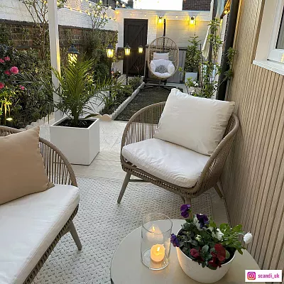 IDEALIST Lite Square Box Contemporary Light Concrete Planter