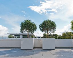 Square Fiberstone Planter by Idealist Premium BLOCK Glossy