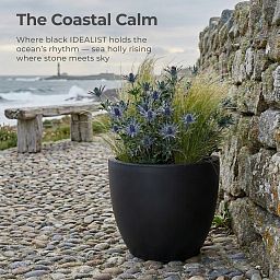 IDEALIST Lite Contemporary Light Concrete Egg Planter