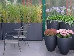 AXIS Trough Outdoor Fiberglass Planter