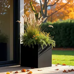 IDEALIST Lite Square Box Contemporary Light Concrete Planter