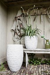 Round Egg Resin Planter by Cadix Capi Tutch Row