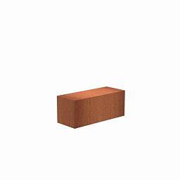 Corten Steel Rectangular Horizontal Pedestal