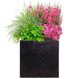 IDEALIST Lite Square Box Contemporary Marble Light Concrete Planter