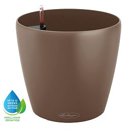 LECHUZA CLASSICO Color Round Poly Resin Self-watering Planter