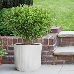 IDEALIST Lite Vertical Ribbed Cylinder Outdoor Planter