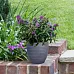 IDEALIST Lite Plaited Style Round Planter Outdoor Plant Pot